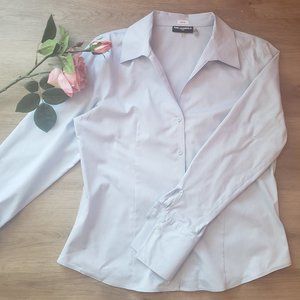 Karl Lagerfeld blue button down shirt business 12